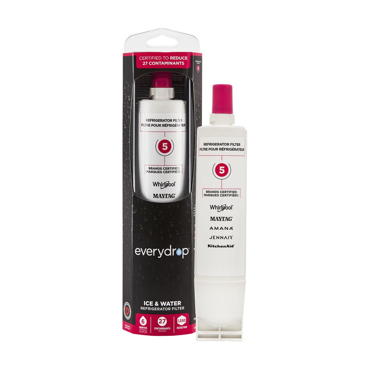 Whirlpool EDR5RXD1 Refrigerator Water Filter