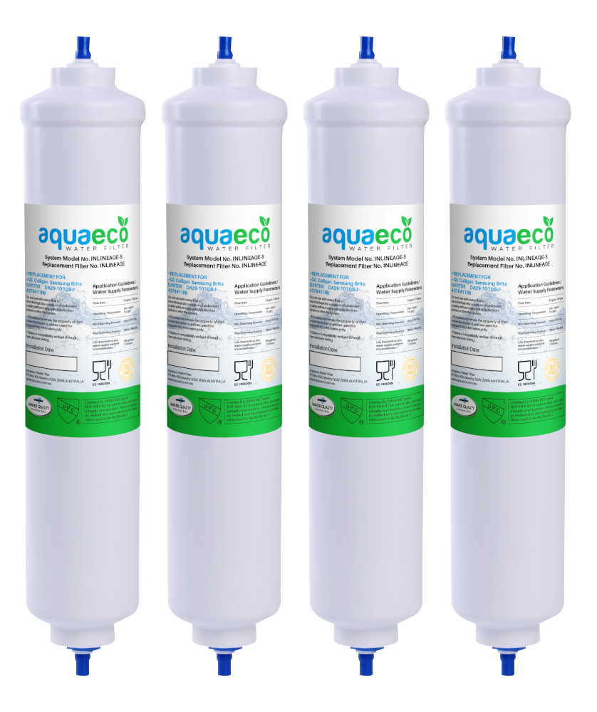 GE GXRTDE External Inline Water Filter 4 Pack pacificfilters